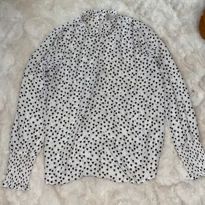 Rachel Zoe heart blouse